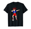 Dabbing Soccer Haiti Jersey Haitian T-Shirt - Graphic Print Unisex - T-Shirt, Sweatshirt, Hoodie