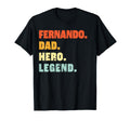 Fernando Dad Hero Legend Personalized T-Shirt - Minimalist Print Unisex - T-Shirt, Sweatshirt, Hoodie