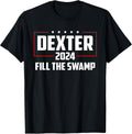 Dexter 2024 Fill The Swamp - Adult & Kids T-Shirts, Sweatshirts & Hoodies apparel design preview 1
