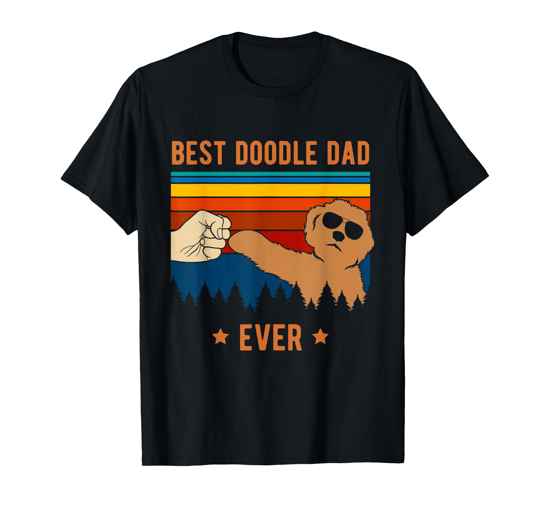 Best Doodle Dad Ever Funny Dog T-Shirt - Graphic Print Men Women - T-Shirt, Sweatshirt, Hoodie