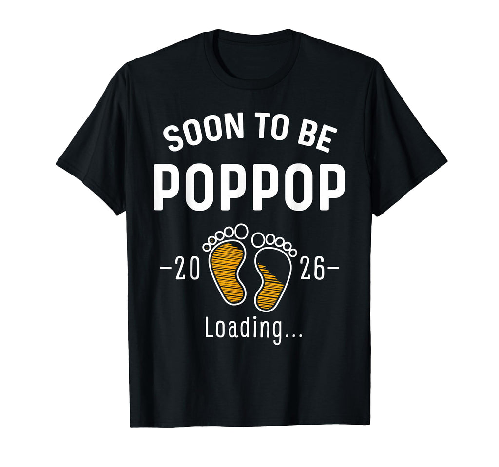 Soon To Be Poppop Est 2026 First Time T-Shirt - Unique Graphic for Adults - T-Shirt, Sweatshirt, Hoodie