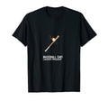 Mens Softball Baseball Dad Louder T-Shirt - Graphic Print Men Women - T-Shirt, Sweatshirt, Hoodie