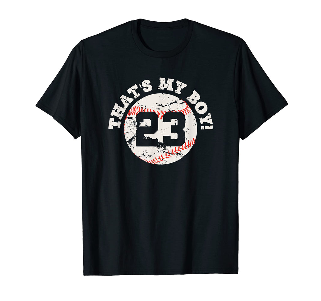 Thats My 23 Baseball Player Mom Or Dad T-Shirt - Trendy Graphic for Adults - T-Shirt, Sweatshirt, Hoodie