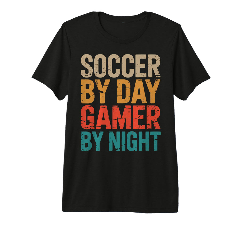 Soccer Day Gamer Night Video Game Soccer T-Shirt - Trendy Graphic Unisex - T-Shirt, Sweatshirt, Hoodie
