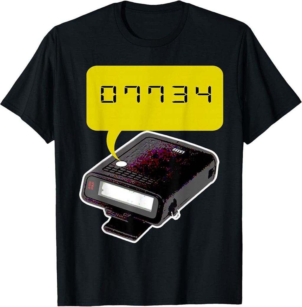 Old School Retro Tech 90s Pager Beeper Urban Phrase - Adult & Kids T-Shirts, Sweatshirts & Hoodies apparel design preview 1