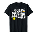 Busy Raising Ballers Volleyball T-Shirt - Unique Graphic for Adults - T-Shirt, Sweatshirt, Hoodie