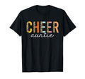 Cheer Auntie Leopard Cheerleader T-Shirt - Graphic Print Men Women - T-Shirt, Sweatshirt, Hoodie