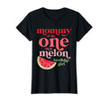 Mommy One Melon Birthday Watermelon First T-Shirt - Graphic Print Unisex - T-Shirt, Sweatshirt, Hoodie
