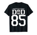 Custom Number 85 Proud Football Dad T-Shirt - Aesthetic Graphic Unisex - T-Shirt, Sweatshirt, Hoodie
