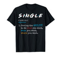 Single Adjective Definition T-Shirt - Fun Novelty Design Men Women - T-Shirt, Sweatshirt, Hoodie