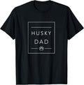 Funny Siberian Husky Lover Dog Dad Minimalist for Men - Adult & Kids T-Shirts, Sweatshirts & Hoodies apparel design preview 1