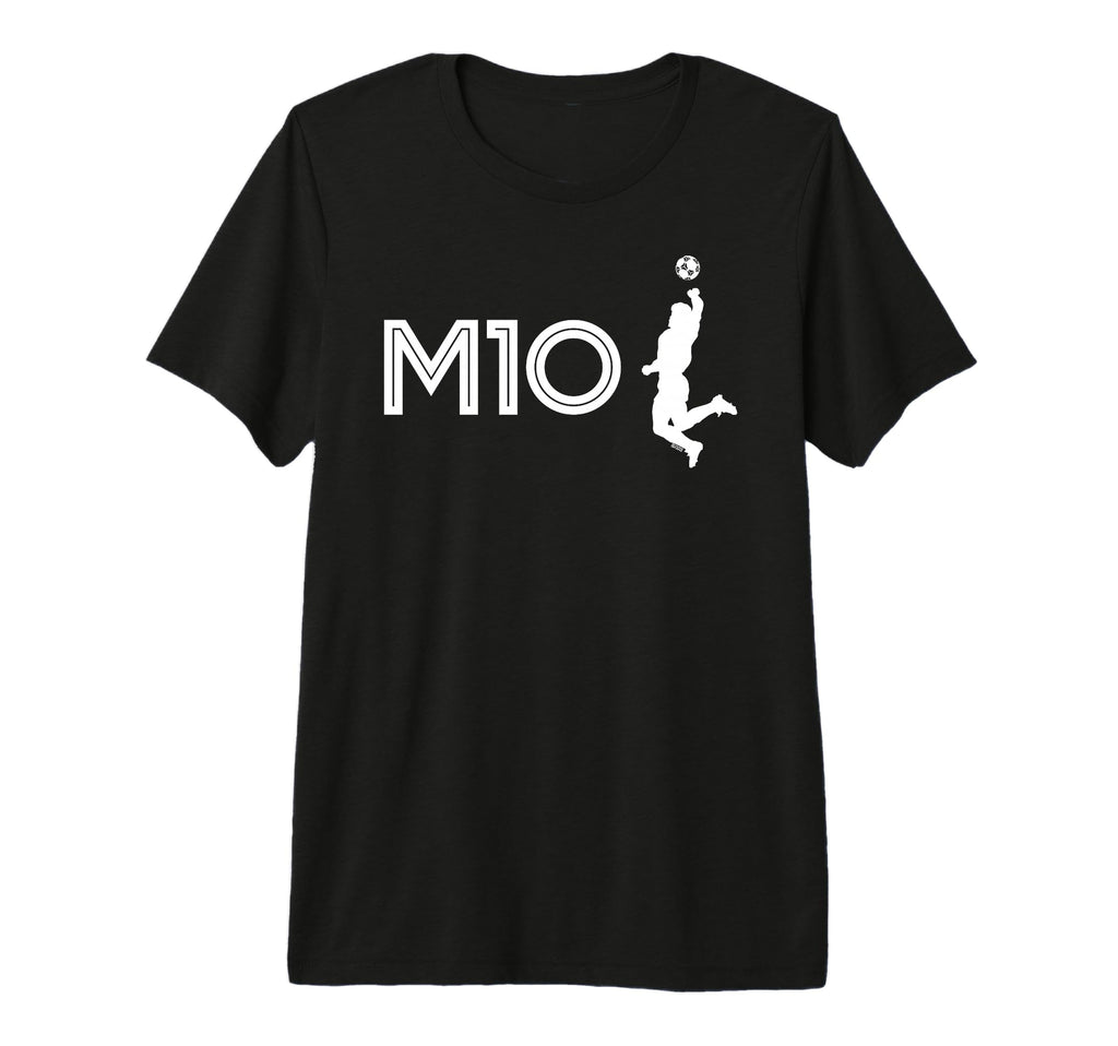 Diego Maradona M10 Soccer Tri Blend T-Shirt - Minimalist Print Men Women - T-Shirt, Sweatshirt, Hoodie