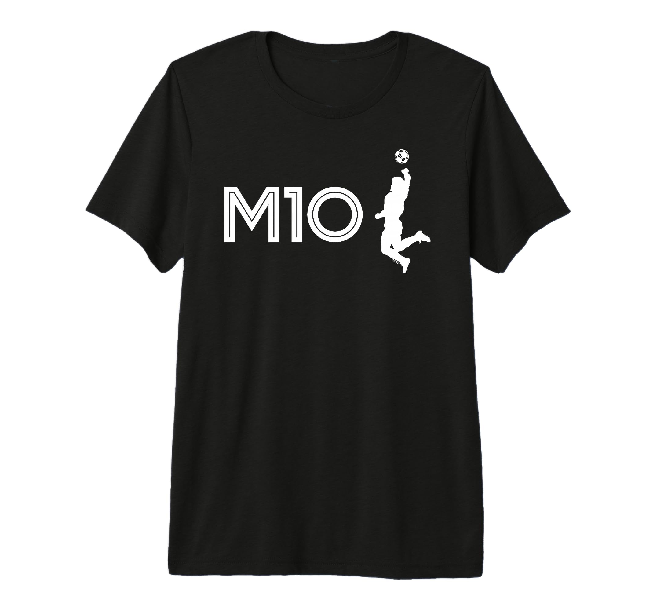 Diego Maradona M10 Soccer Tri Blend T-Shirt - Minimalist Print Men Women - T-Shirt, Sweatshirt, Hoodie