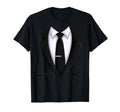 Black White Suit Tie Tuxedo Bow Tie T-Shirt - Trendy Graphic for Adults - T-Shirt, Sweatshirt, Hoodie
