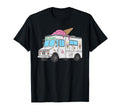 Funny Nostalgic Ice Cream Truck T-Shirt - Custom Art Print for Adults - T-Shirt, Sweatshirt, Hoodie
