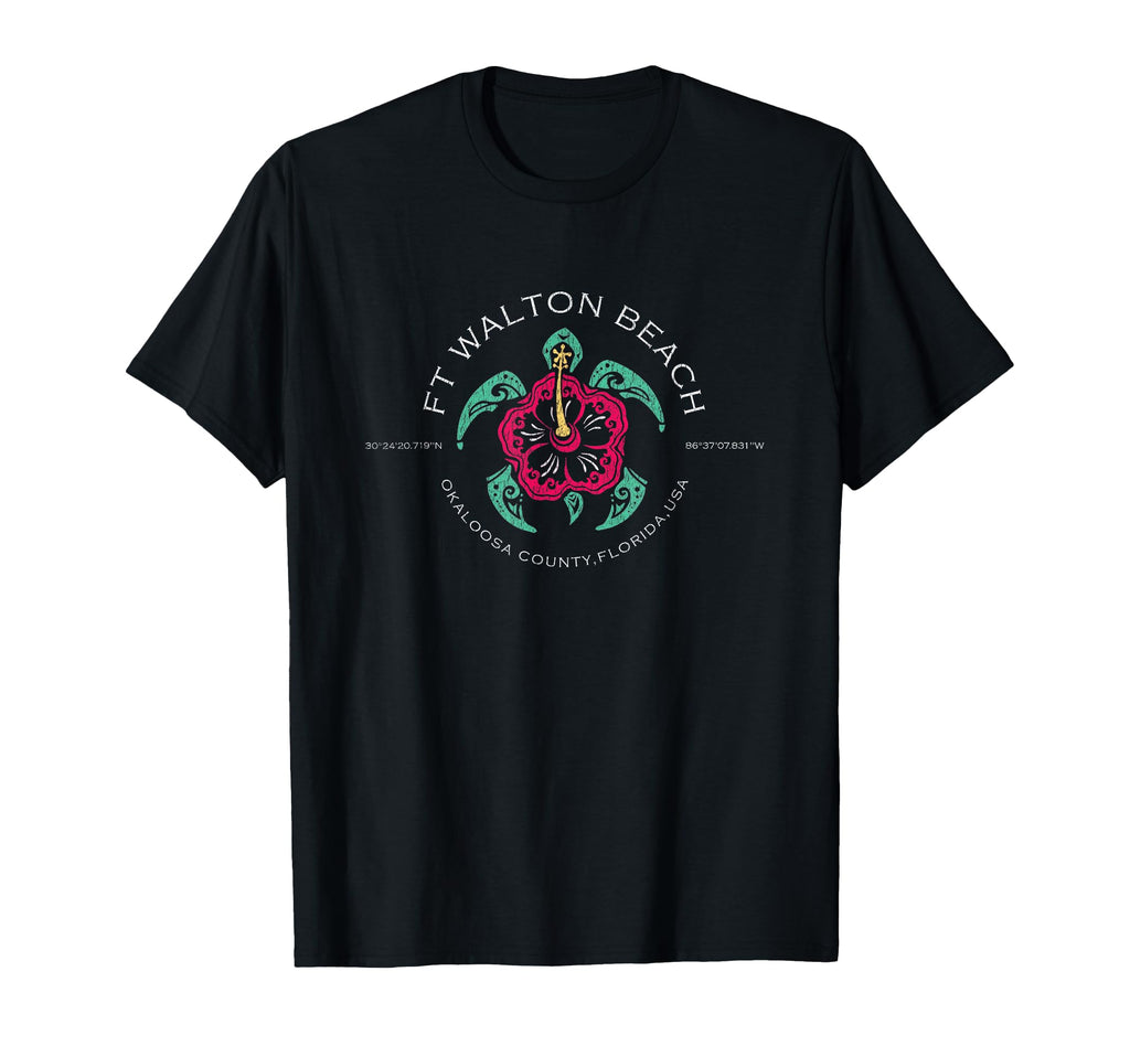 Souvenir Fort Walton Beach T-Shirt - Custom Art Print Men Women - T-Shirt, Sweatshirt, Hoodie