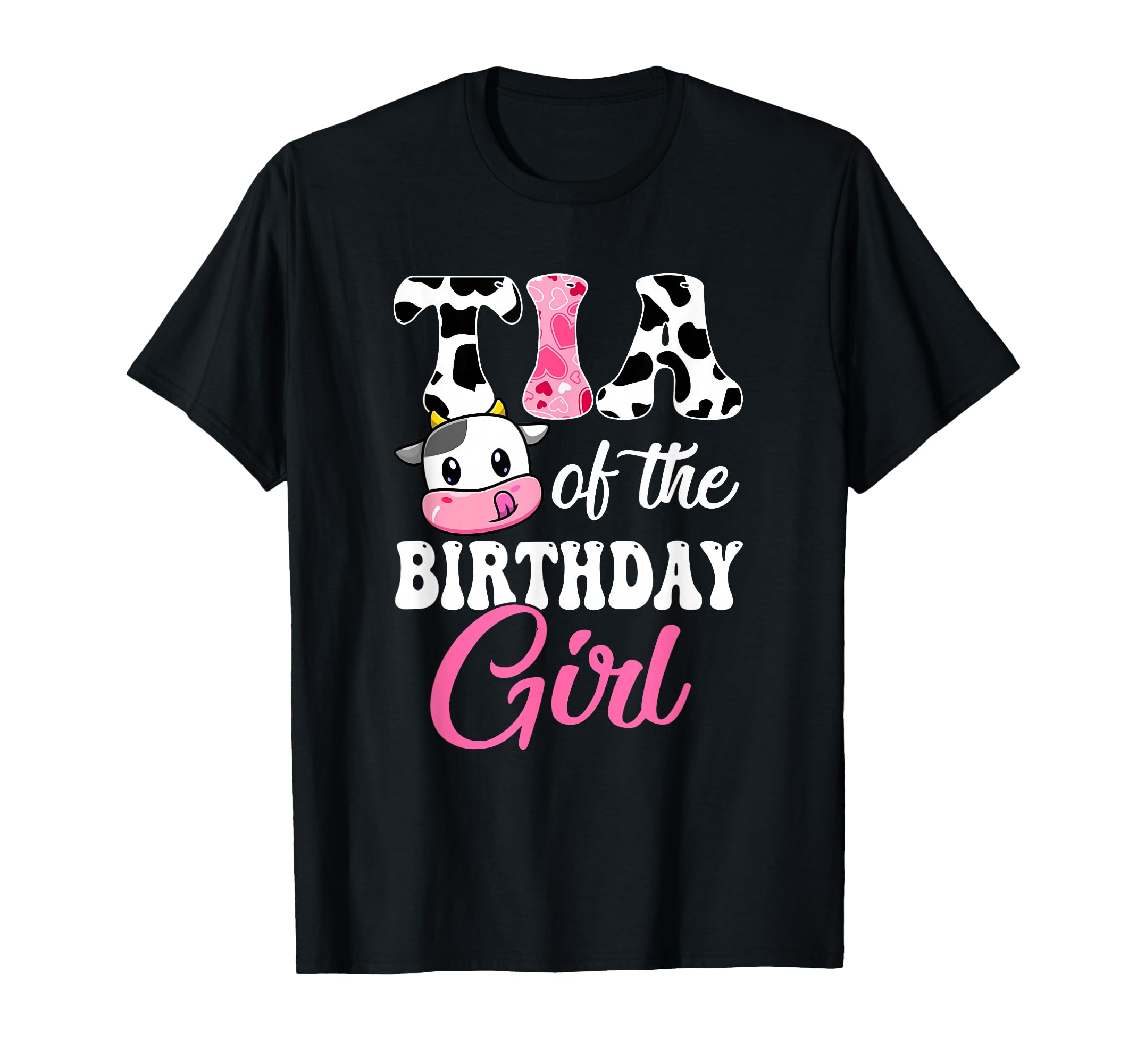 Tia Birthday Farm Cow 1St Birthday T-Shirt - Custom Art Print for Adults - T-Shirt, Sweatshirt, Hoodie