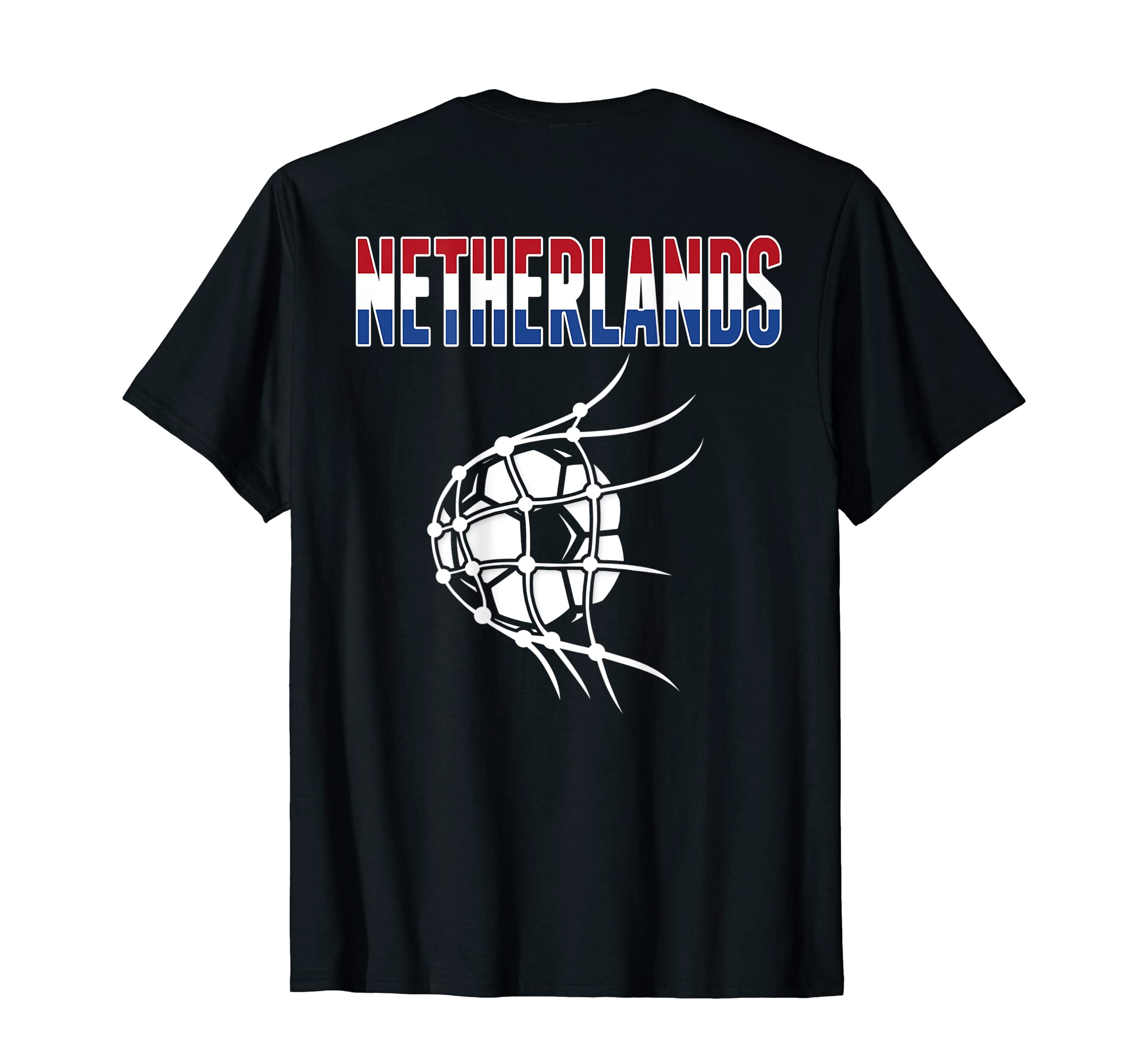 Netherlands Soccer Ball Net Support T-Shirt - Trendy Graphic Men Women - T-Shirt, Sweatshirt, Hoodie