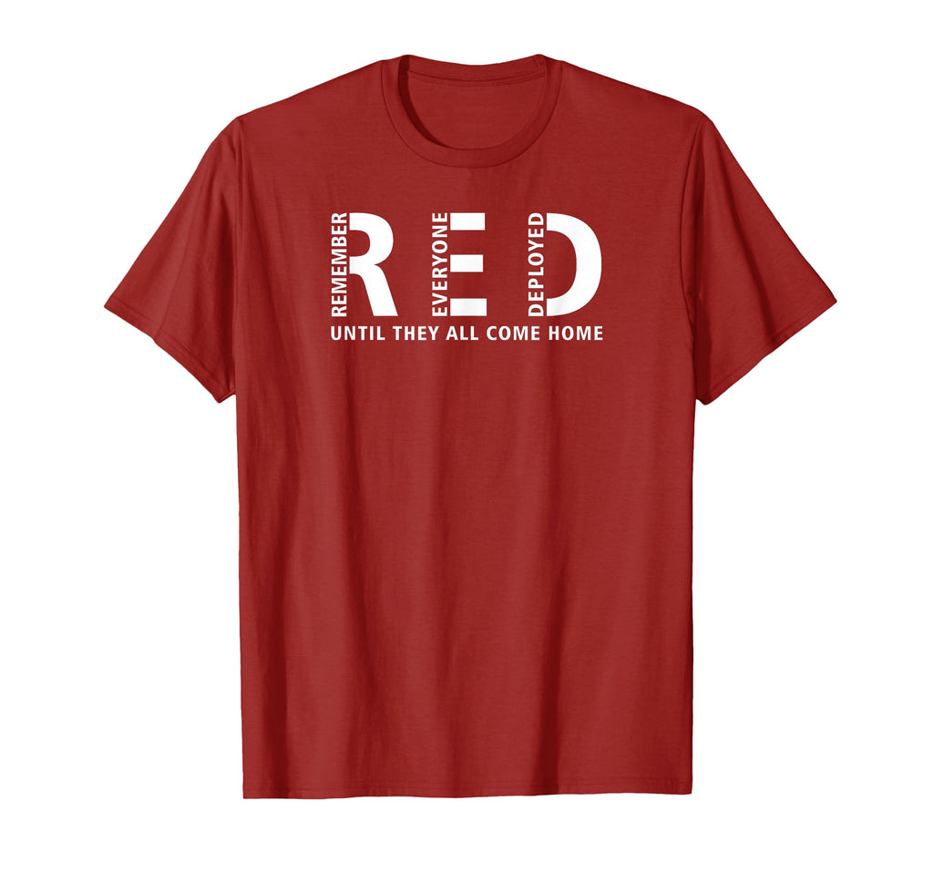 Red Friday Remember Everyone Deployed T-Shirt - Unique Graphic for Adults - T-Shirt, Sweatshirt, Hoodie