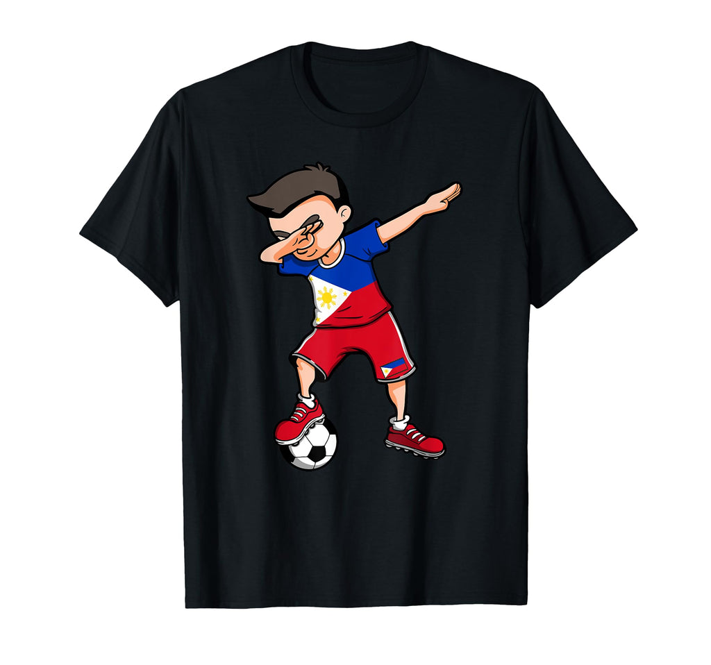 Dabbing Soccer Philippines Football T-Shirt - Aesthetic Graphic Men Women - T-Shirt, Sweatshirt, Hoodie