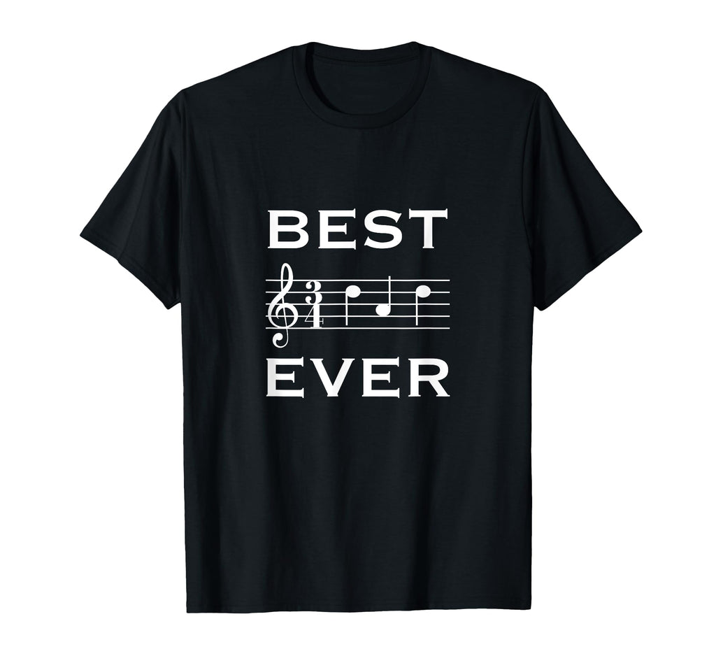 Best Dad Ever Funny Musician Daddy Music T-Shirt - Graphic Print Unisex - T-Shirt, Sweatshirt, Hoodie