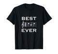 Best Dad Ever Funny Musician Daddy Music T-Shirt - Graphic Print Unisex - T-Shirt, Sweatshirt, Hoodie