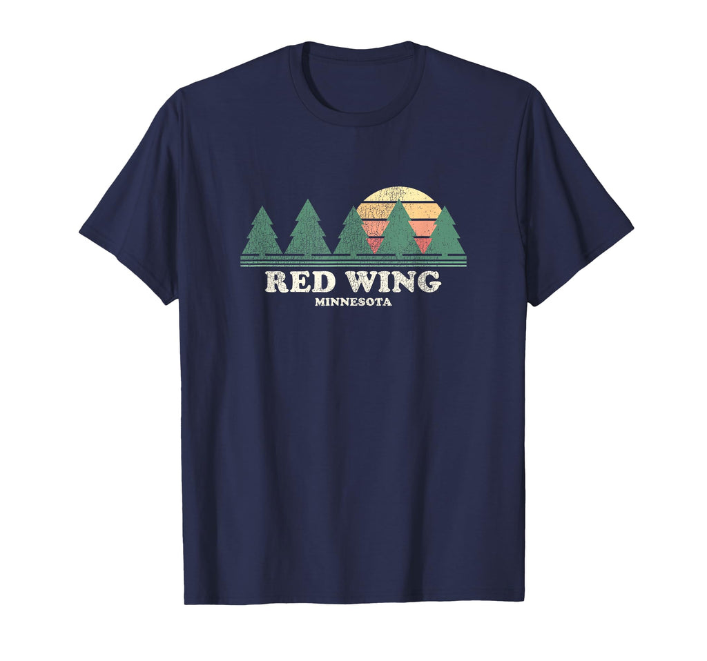 Red Wing Mn Throwback 70S T-Shirt - Novelty Apparel for Adults - T-Shirt, Sweatshirt, Hoodie