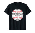 Mens Baseball Birthday Party Dad T-Shirt - Casual Everyday Wear Unisex - T-Shirt, Sweatshirt, Hoodie