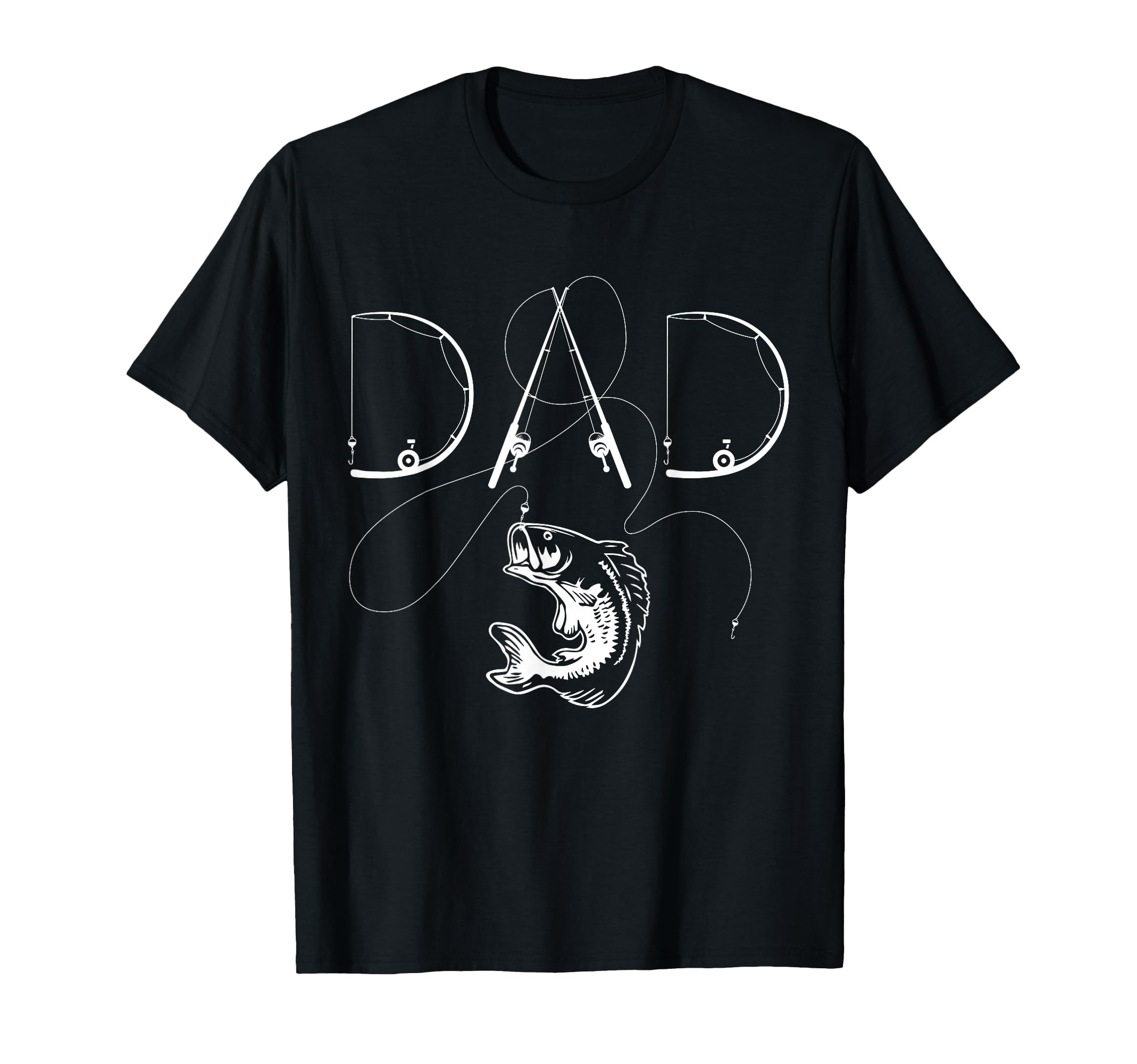 Fisherman Dad Fishing Enthusiast T-Shirt - Casual Everyday Wear for Adults - T-Shirt, Sweatshirt, Hoodie