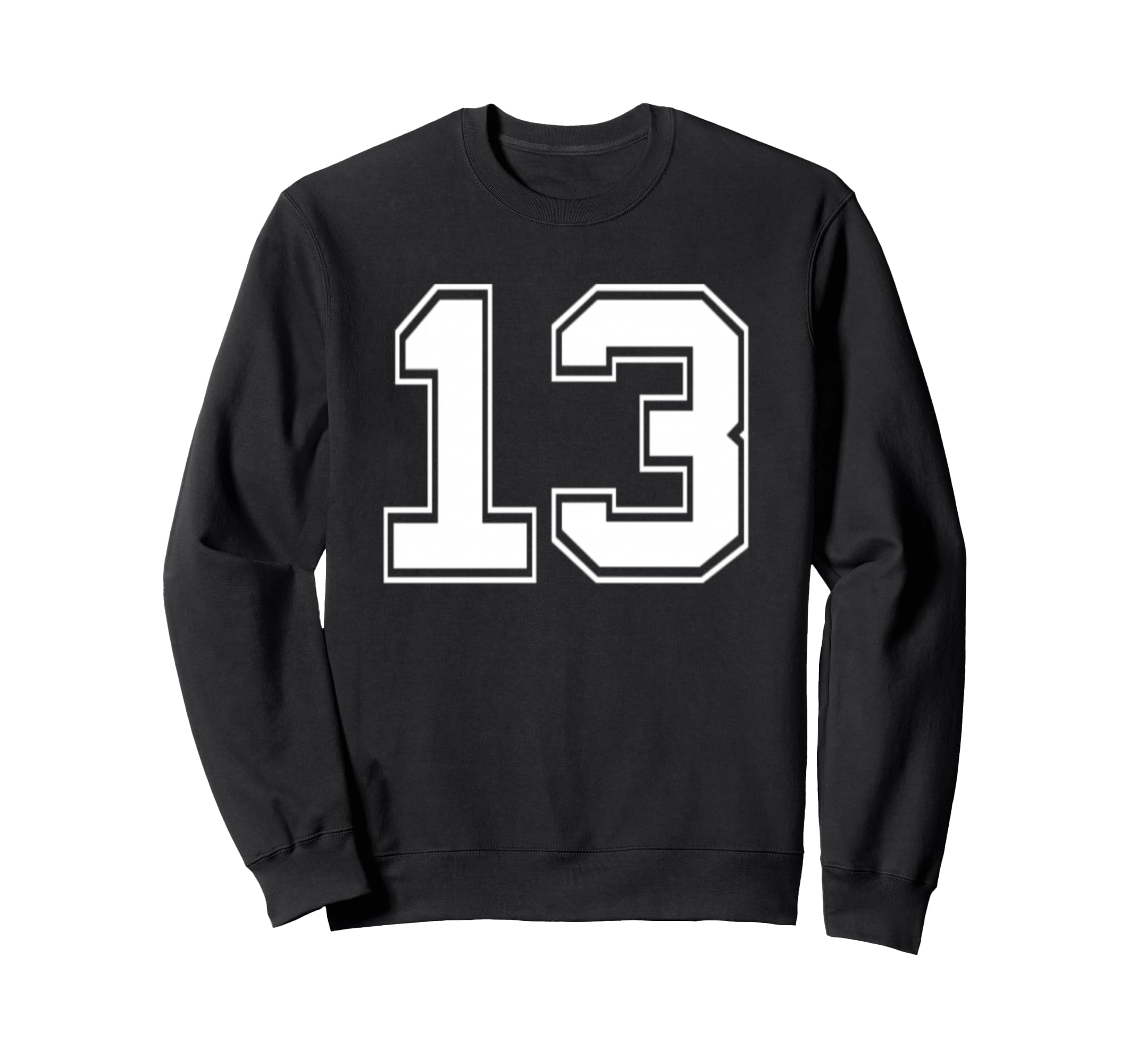 Number 13 Baseball Football Soccer Sweatshirt - Streetwear Style Unisex - T-Shirt, Sweatshirt, Hoodie