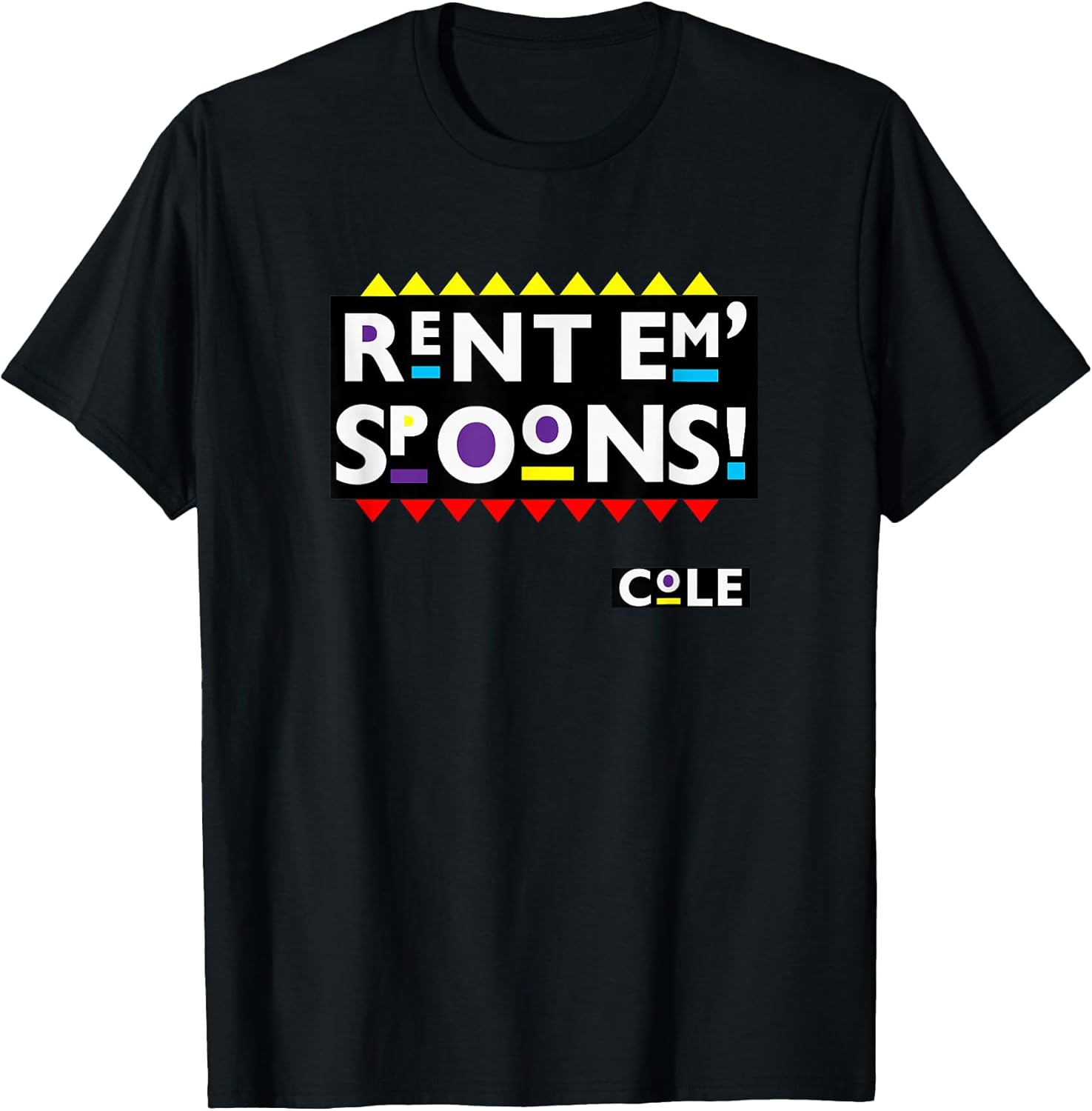 Rent Em Spoons, 90's Black Sitcom Lover, Urban - Adult & Kids T-Shirts, Sweatshirts & Hoodies apparel design preview 1