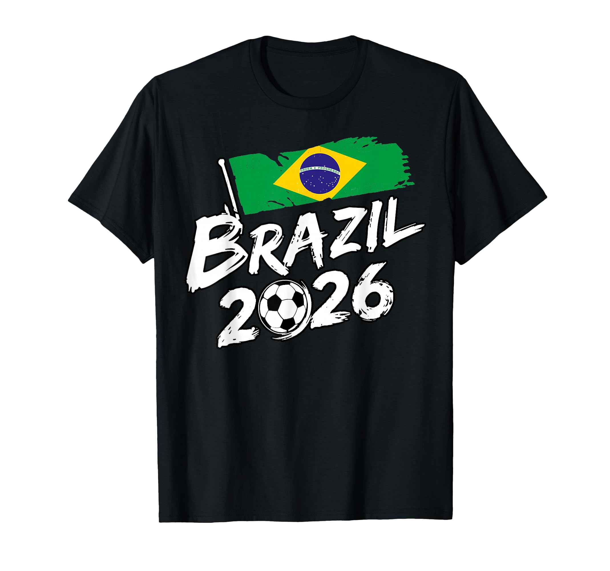 Brazil Football Soccer Game Player Fan T-Shirt - Graphic Print for Adults - T-Shirt, Sweatshirt, Hoodie