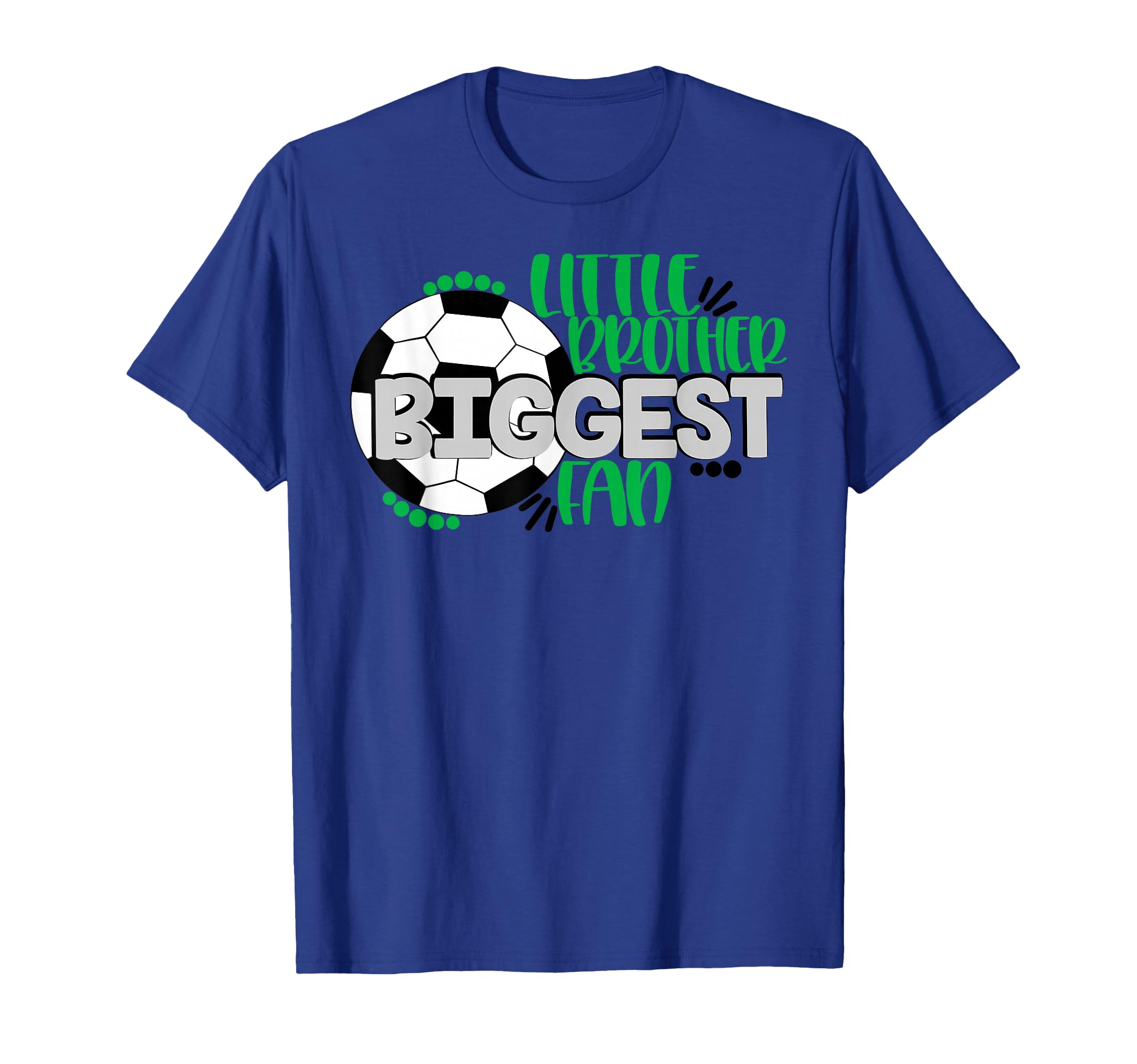Soccer Little Brother Biggest Fan T-Shirt - Trendy Graphic for Adults - T-Shirt, Sweatshirt, Hoodie