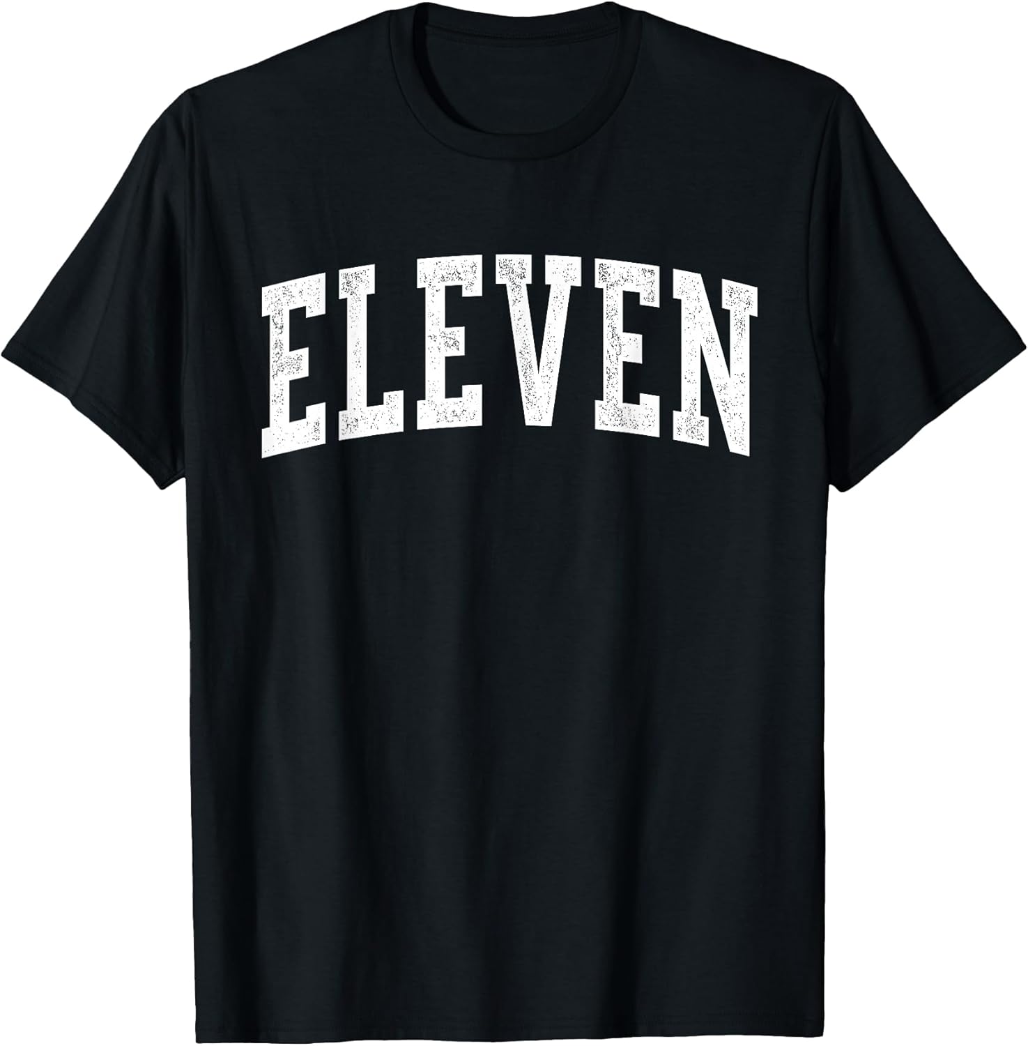 Eleven Minimalist 11th Birthday Design 11-Year-Old - Adult & Kids T-Shirts, Sweatshirts & Hoodies apparel design preview 1