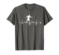 Football Player Heartbeat Soccer T-Shirt - Custom Art Print Men Women - T-Shirt, Sweatshirt, Hoodie