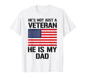 Daughter Son Bulletin Father Dad Veteran T-Shirt - Graphic Print Unisex - T-Shirt, Sweatshirt, Hoodie