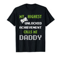 Nerdy Funny Fathers Day Gamer Dad Video T-Shirt - Graphic Print Men Women - T-Shirt, Sweatshirt, Hoodie