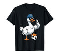 Soccer Goose Soccer Player Fan Coach T-Shirt - Minimalist Print Unisex - T-Shirt, Sweatshirt, Hoodie