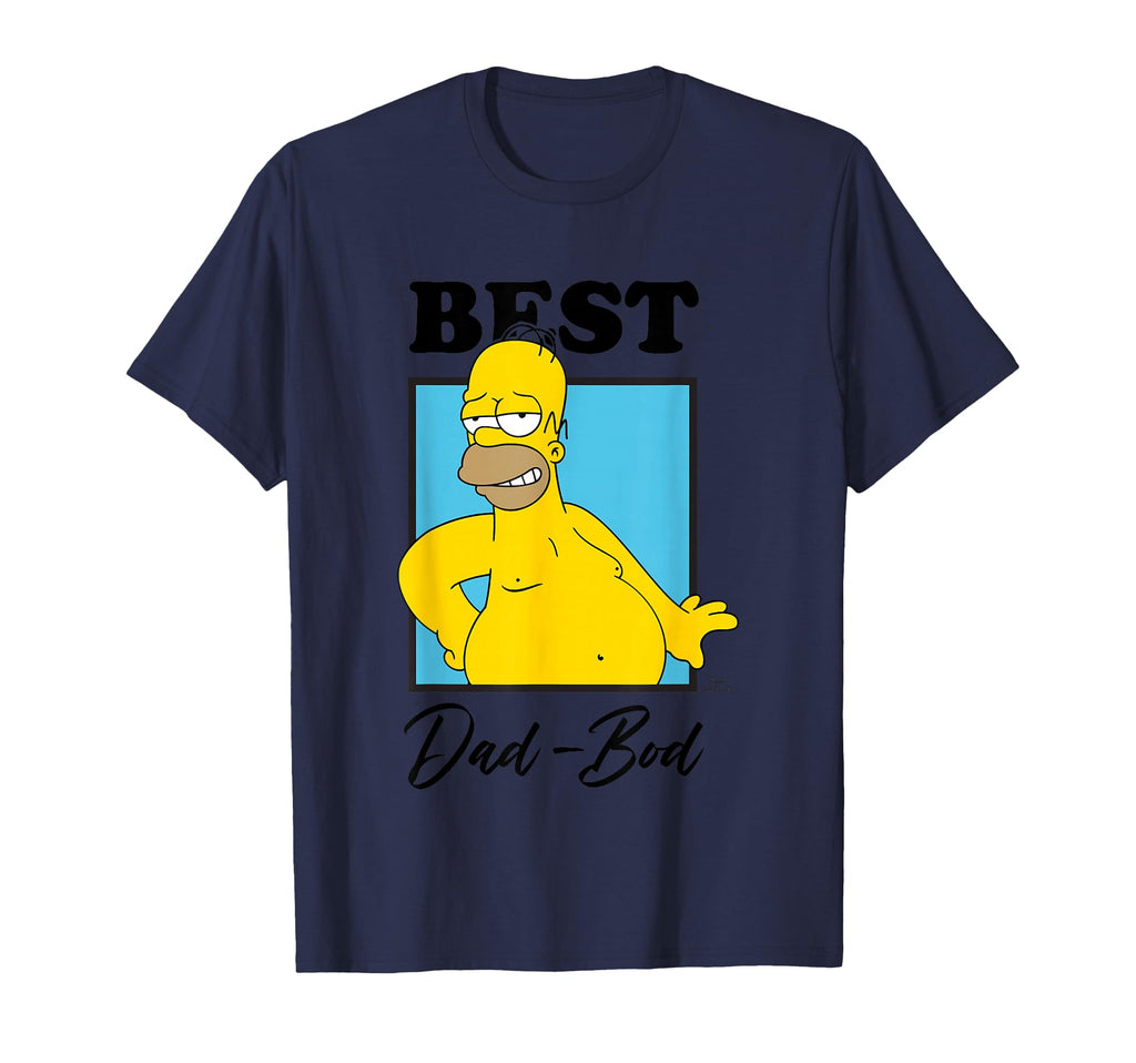 Simpsons Fathers Day Homer Best Dad Bod T-Shirt - Trendy Graphic Unisex - T-Shirt, Sweatshirt, Hoodie