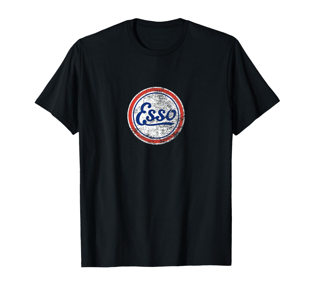 Car Esso Gas Station Mens And Womens T-Shirt - Novelty Apparel Men Women - T-Shirt, Sweatshirt, Hoodie