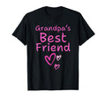 Grandpas Best Friend Granddaughter T-Shirt - Custom Art Print Men Women - T-Shirt, Sweatshirt, Hoodie