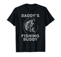 Daddys Fishing Buddy Dad Gift T-Shirt - Unique Graphic for Adults - T-Shirt, Sweatshirt, Hoodie