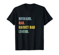 Mens Husband Dad Barbet Dad Legend T-Shirt - Novelty Apparel for Adults - T-Shirt, Sweatshirt, Hoodie
