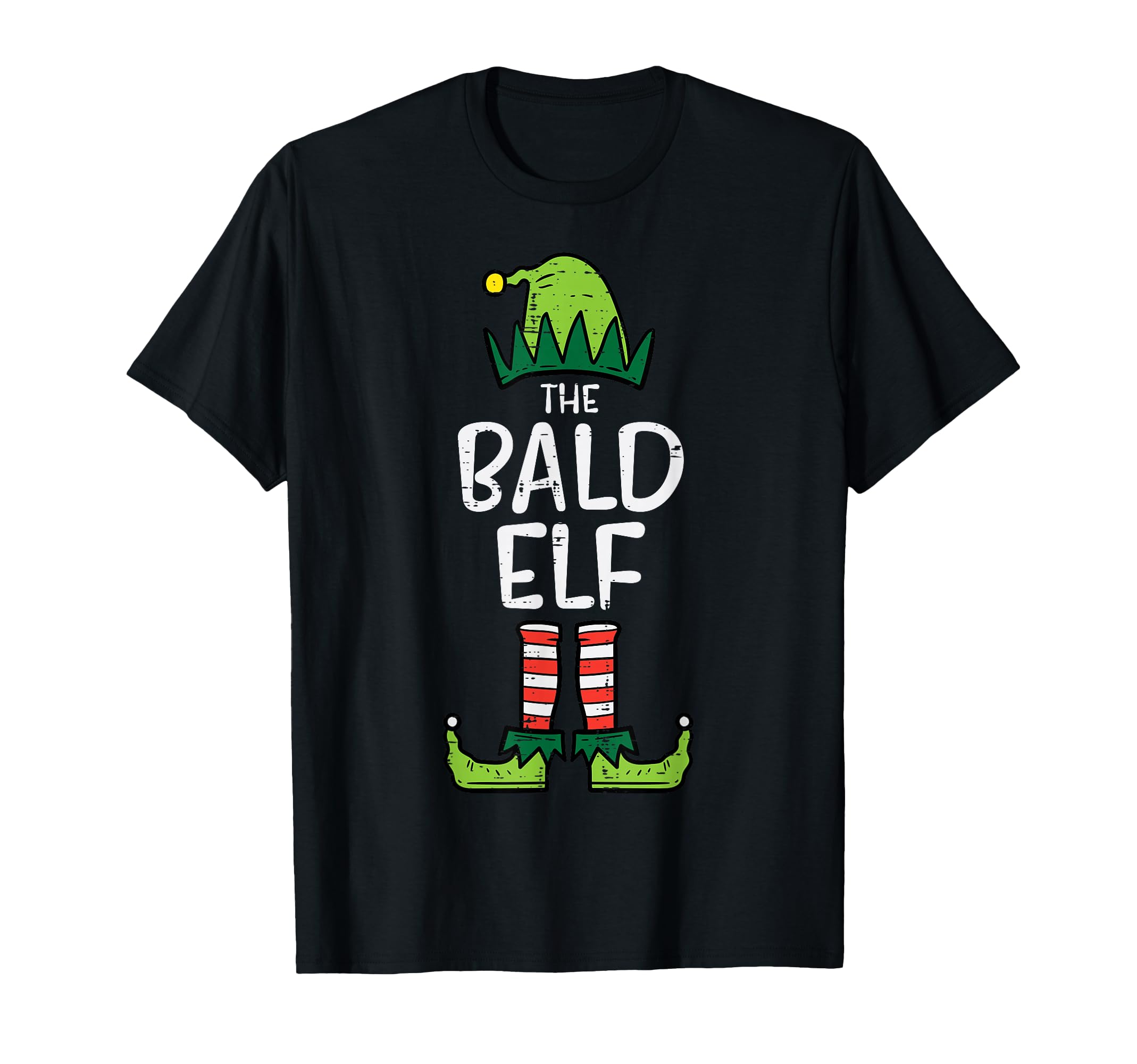 Bald Elf Matching Family Dad Grandpa T-Shirt - Custom Art Print Men Women - T-Shirt, Sweatshirt, Hoodie