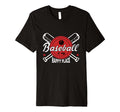 Baseball Is My Happy Place Baseball T-Shirt - Unique Graphic for Adults - T-Shirt, Sweatshirt, Hoodie