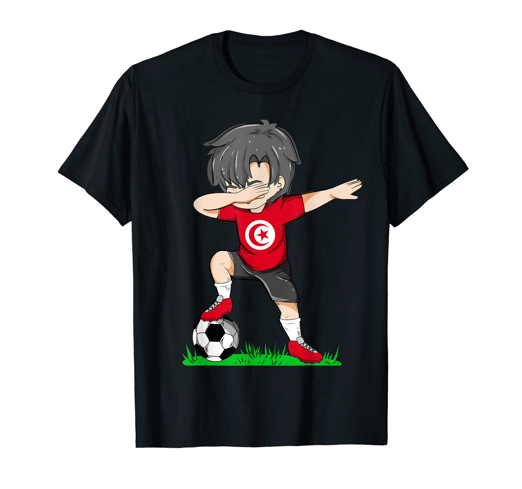 Soccer Tunisia Jersey Tunisian Flag T-Shirt - Fun Novelty Design Men Women - T-Shirt, Sweatshirt, Hoodie