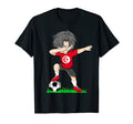 Soccer Tunisia Jersey Tunisian Flag T-Shirt - Fun Novelty Design Men Women - T-Shirt, Sweatshirt, Hoodie