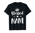 Nani Tshirts Grandma Mothers Day Blessed T-Shirt - Graphic Print Unisex - T-Shirt, Sweatshirt, Hoodie