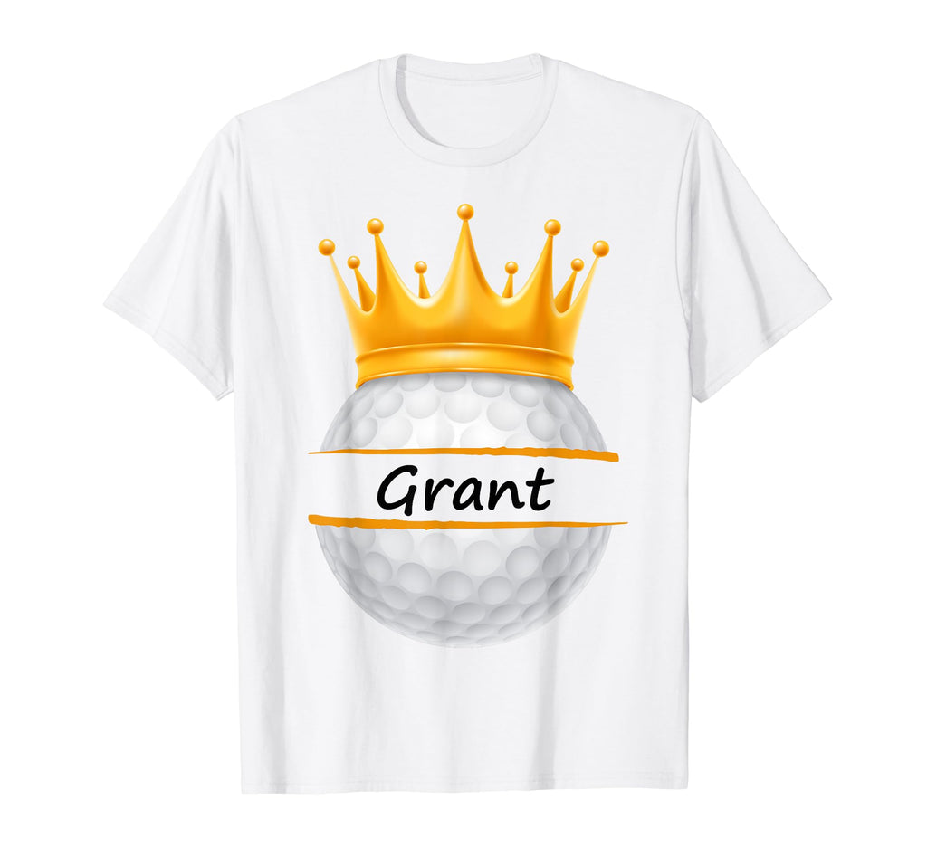 Novelty Golf Personalized Name Grant T-Shirt - Custom Art Print for Adults - T-Shirt, Sweatshirt, Hoodie