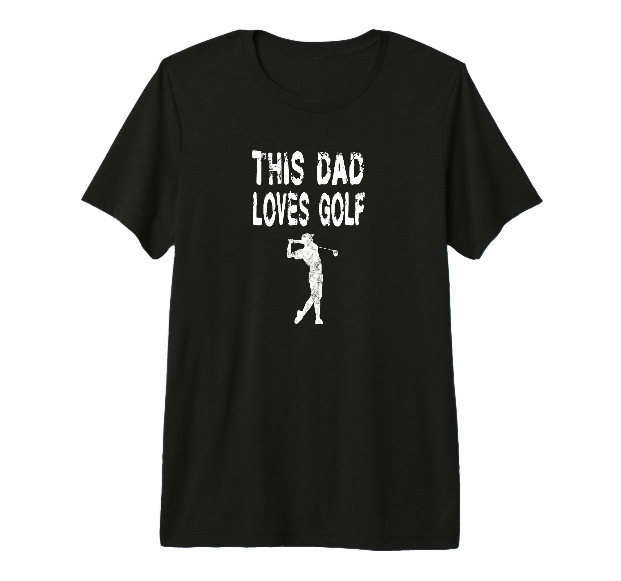 This Dad Loves Golf Golfer Course T-Shirt - Trendy Graphic for Adults - T-Shirt, Sweatshirt, Hoodie